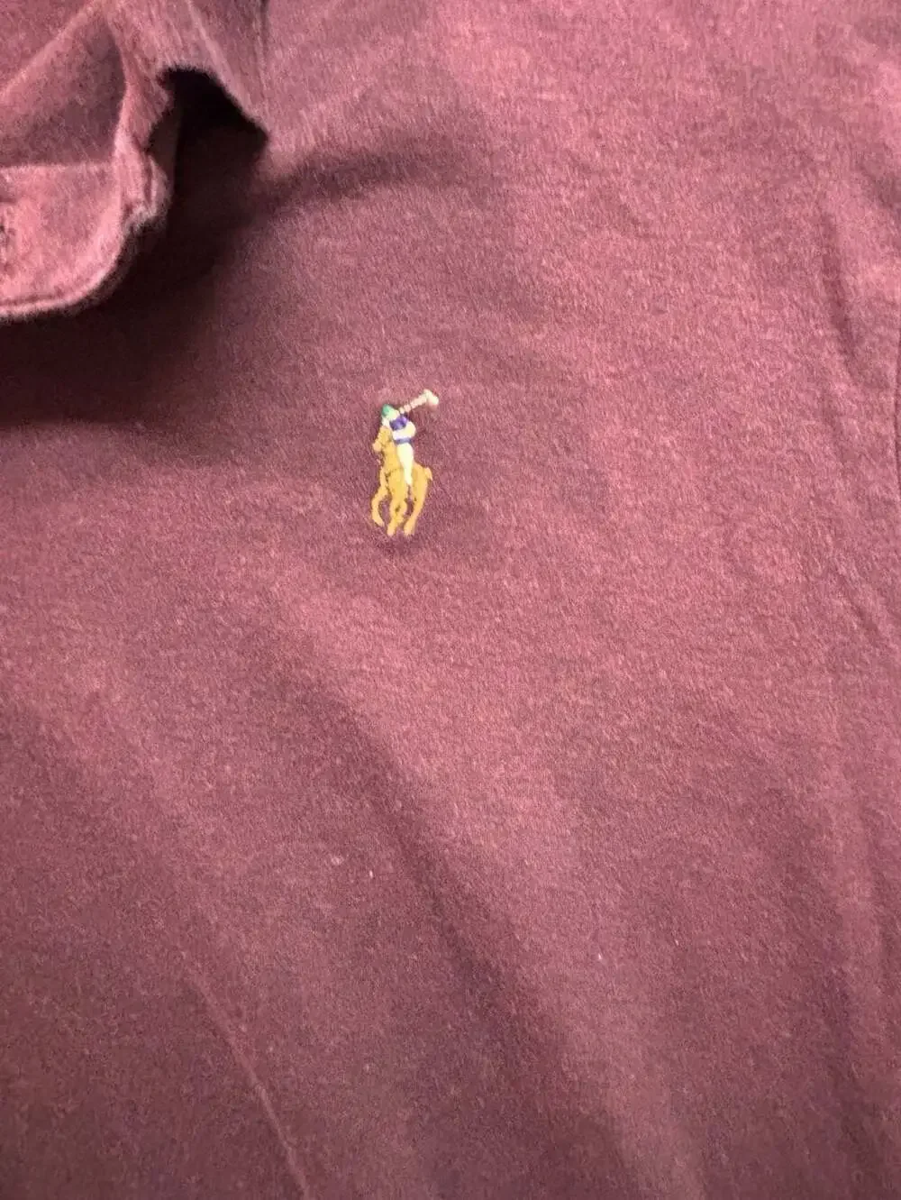 SIZE LARGE Polo Ralph Lauren Classic Fit Long Sleeve Henley Polo Shirt